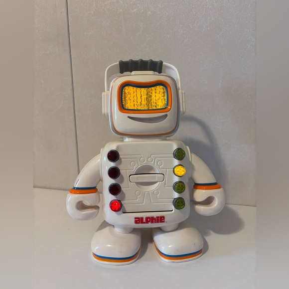 Playskool Other - Interactive Alphie Robot Toy - White and Orange